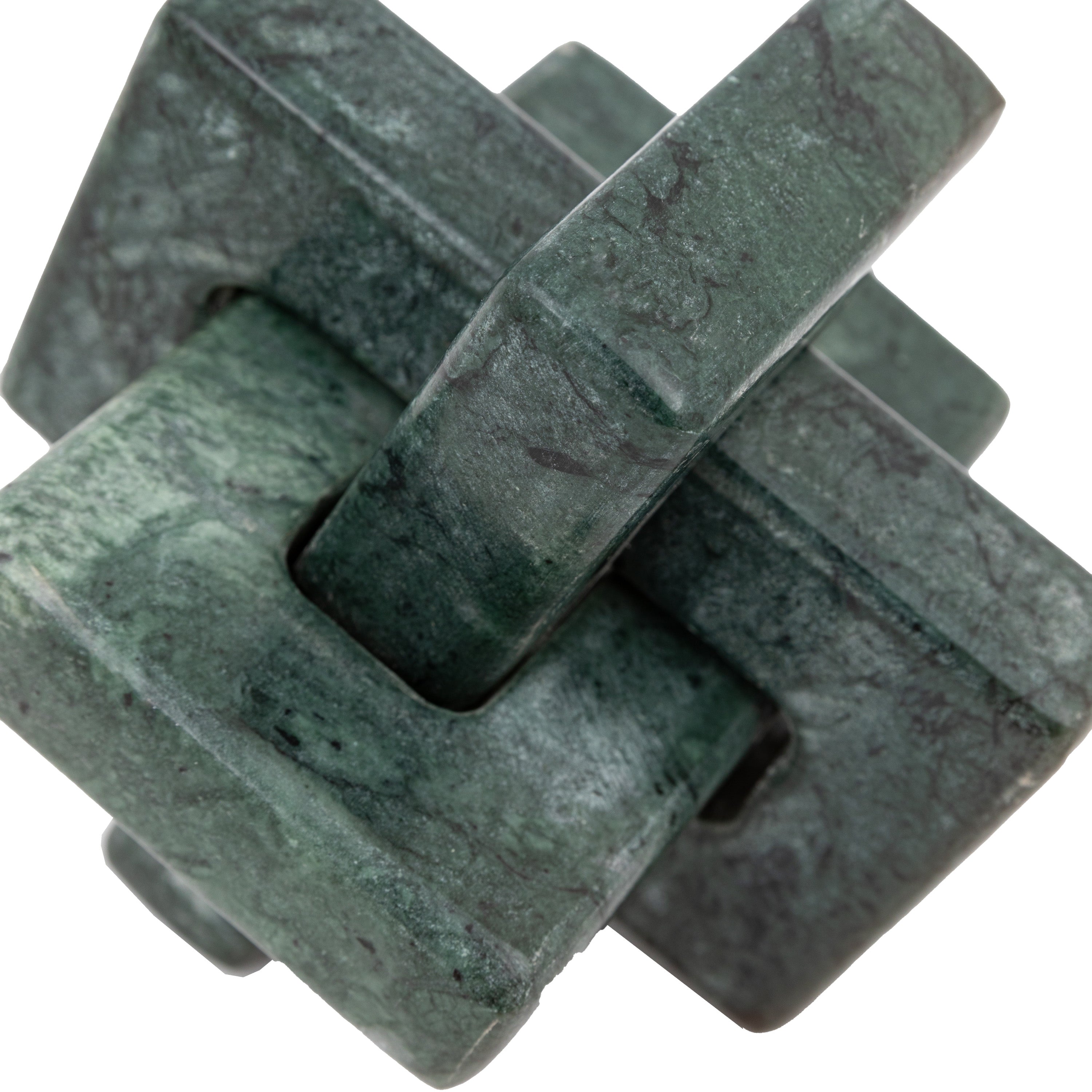 Visano Link Green Marble Sculpture